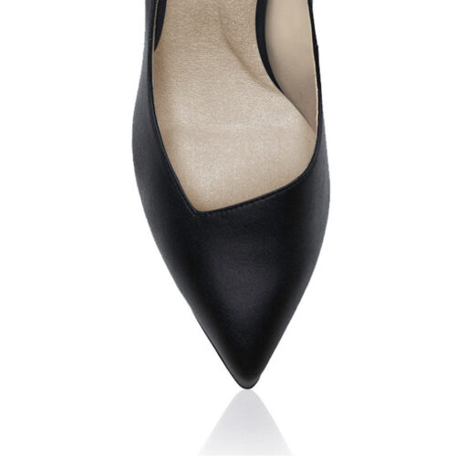 Frida Pointed Toe Pump in Black from Veerah - Image 4