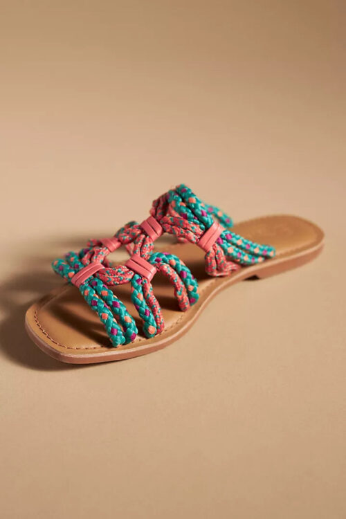 Read My Mind Sandal in Teal from BC Footwear - Image 3