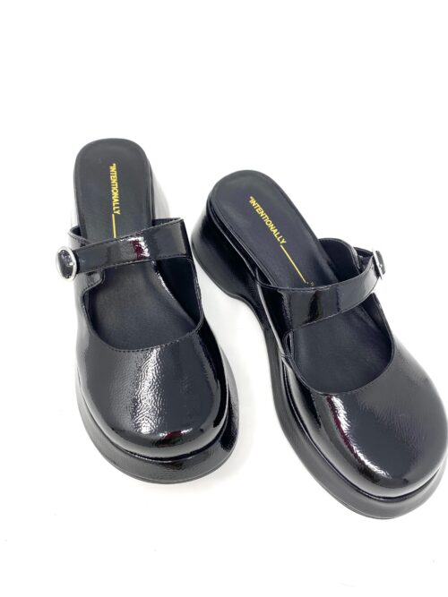 Era Slip On Mary Jane in Black Patent from Intentionally Blank - Image 2