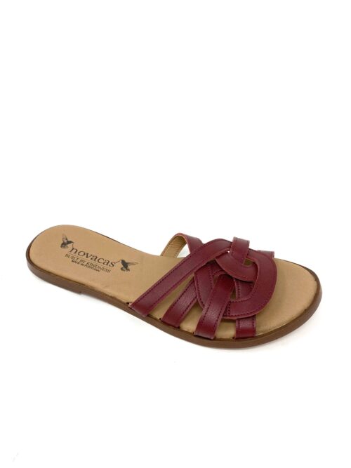 Clarissa Slide in Bordeaux from Novacas - Image 2