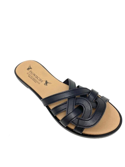 Clarissa Slide in Black from Novacas - Image 2