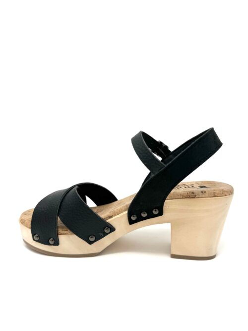 Chloe Clog in Black from Novacas - Image 3