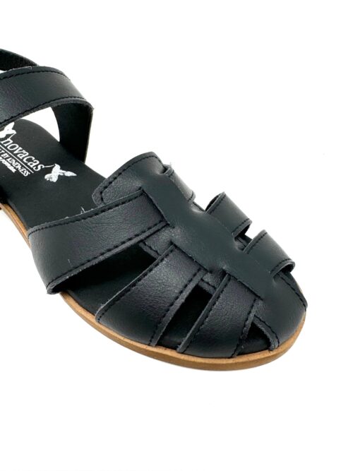 Frankie Sandal in Black from Novacas - Image 4