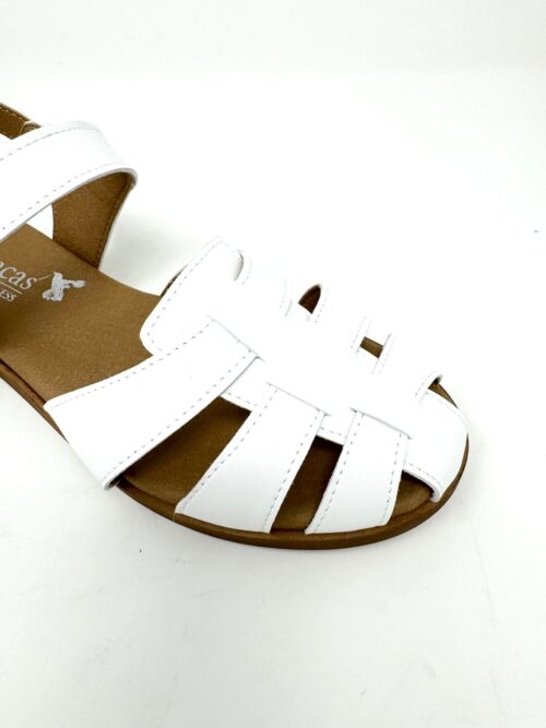 Frankie Sandal in White from Novacas - Image 3