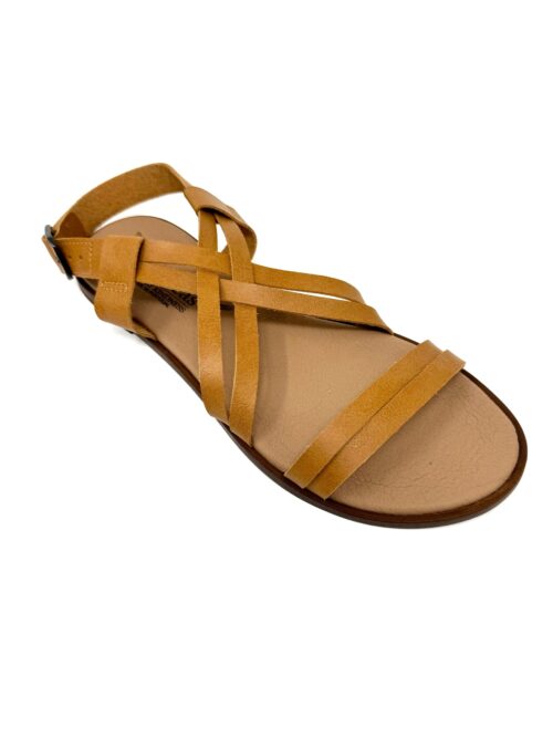 Naomi Sandal in Camel from Novacas - Image 2