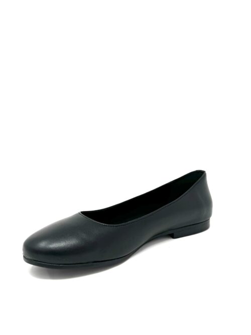 Rounded Ballet Flat in Apple Leather from Turf - Image 2