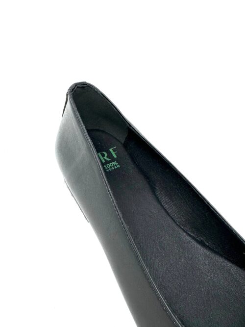 Rounded Ballet Flat in Apple Leather from Turf - Image 3