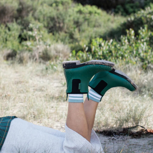 Bobbi Rain Boot in Alpine Green from Merry People - Image 7