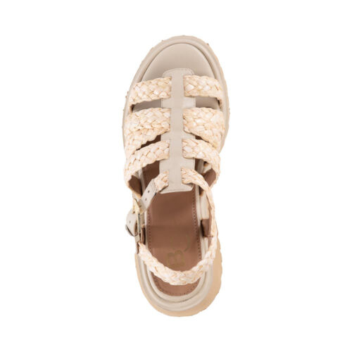 Chickadee Sandal in Natural Raffia from BC Footwear - Image 4