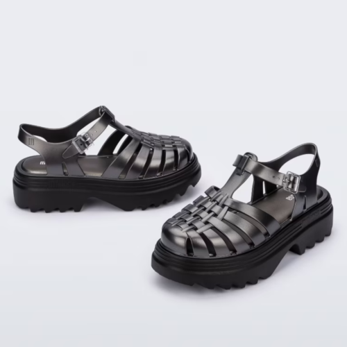 Possession Platform in Black/Silver from Melissa - Image 3