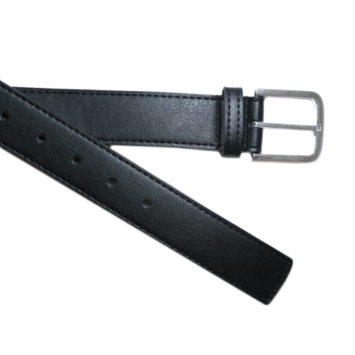 Black Belt in Silver Buckle from Green Laces - Image 3